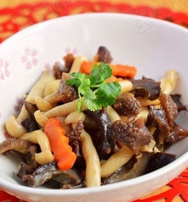 白玉菇烩海参