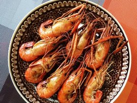 爆炒罗氏虾