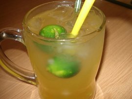 柚子绿茶果汁