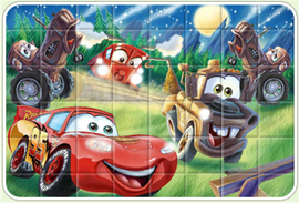 汽车总动员开心拼图