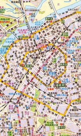 哈尔滨图吧导航地图