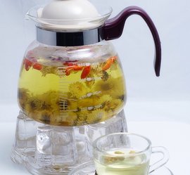 枇杷叶菊花蜜茶