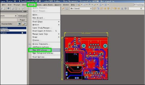 如何拷贝altium designer里面的画好的PCB库到