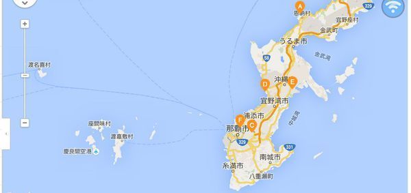 想知道: 中国 日本冲绳地图 在哪_360问答