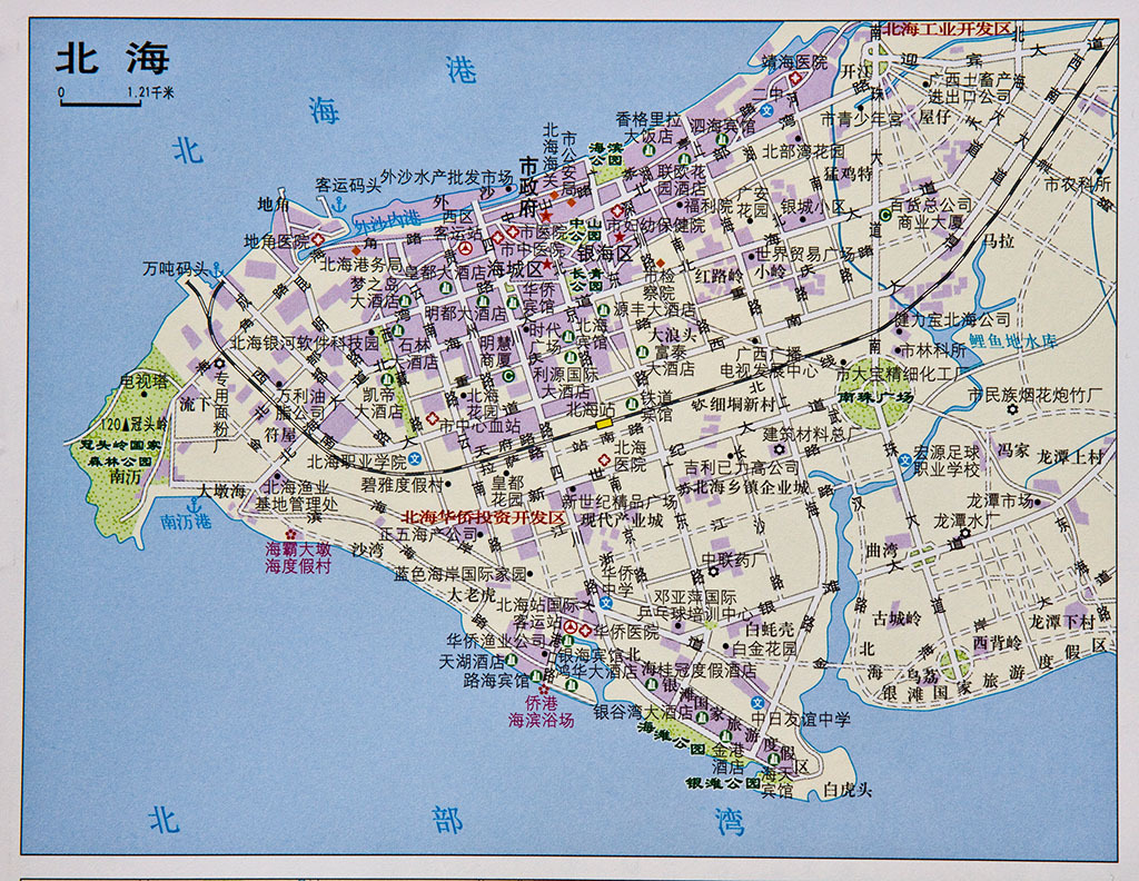 广西北海市地图图片广西北海市地图样板图广西