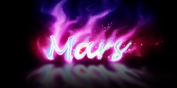 求ps大神帮忙做一个霓虹灯火焰字_360问答