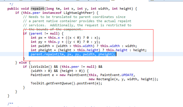java repaint 没有调用 paint函数_360问答
