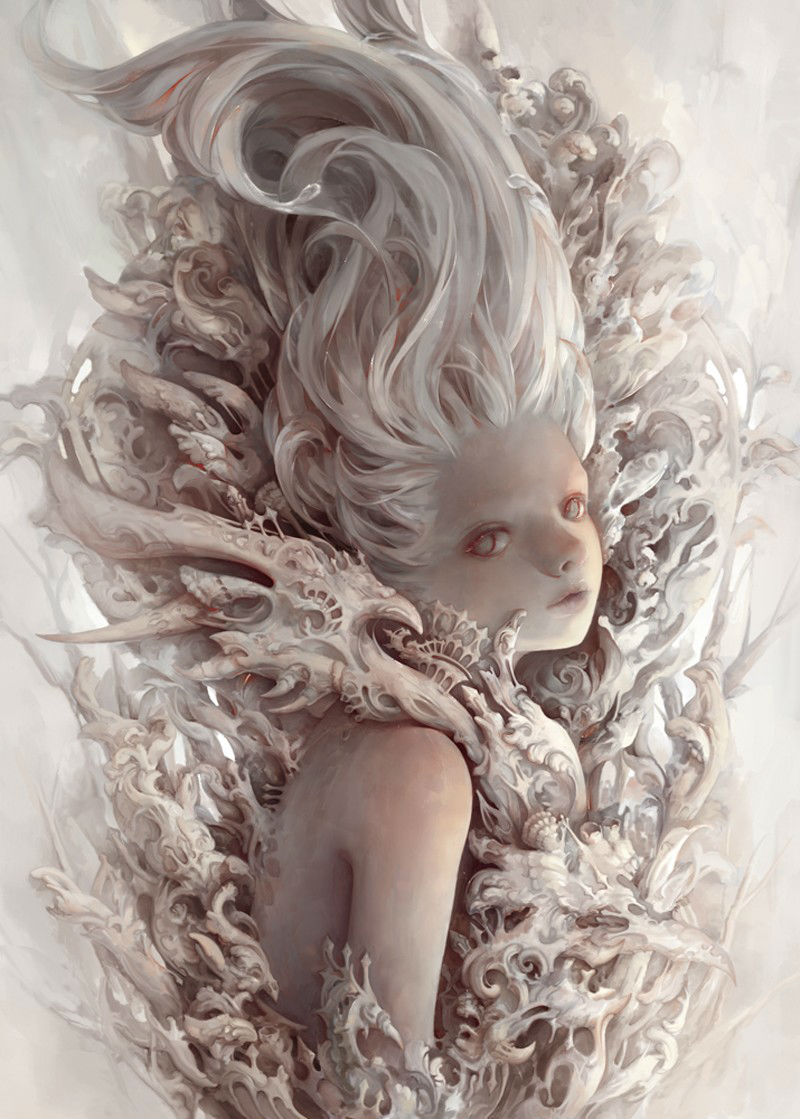 p站美图推荐白发特辑