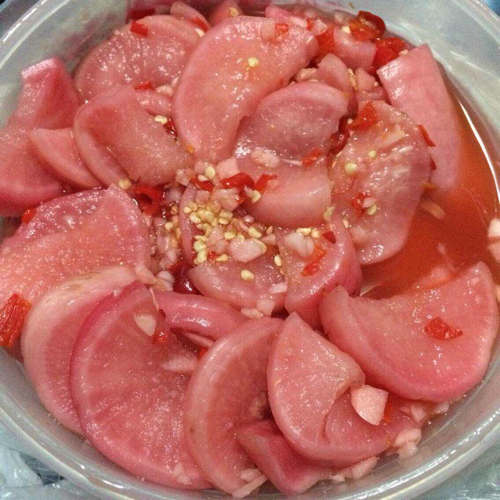 谁会做这种甜泡菜啊 求教!
